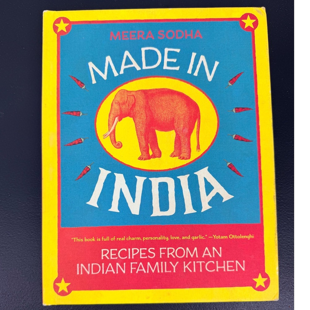 Meera Sodha Made in India Cookbook Yellow Good Hardcover Recipes Kitchencore